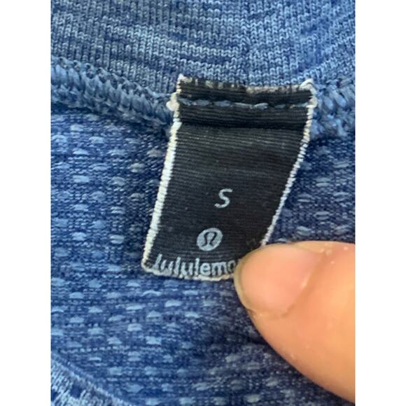 Lululemon Women's Crewneck T-Shirt Short Sleeves Regular Fit Blue Size S - Picture 3 of 4